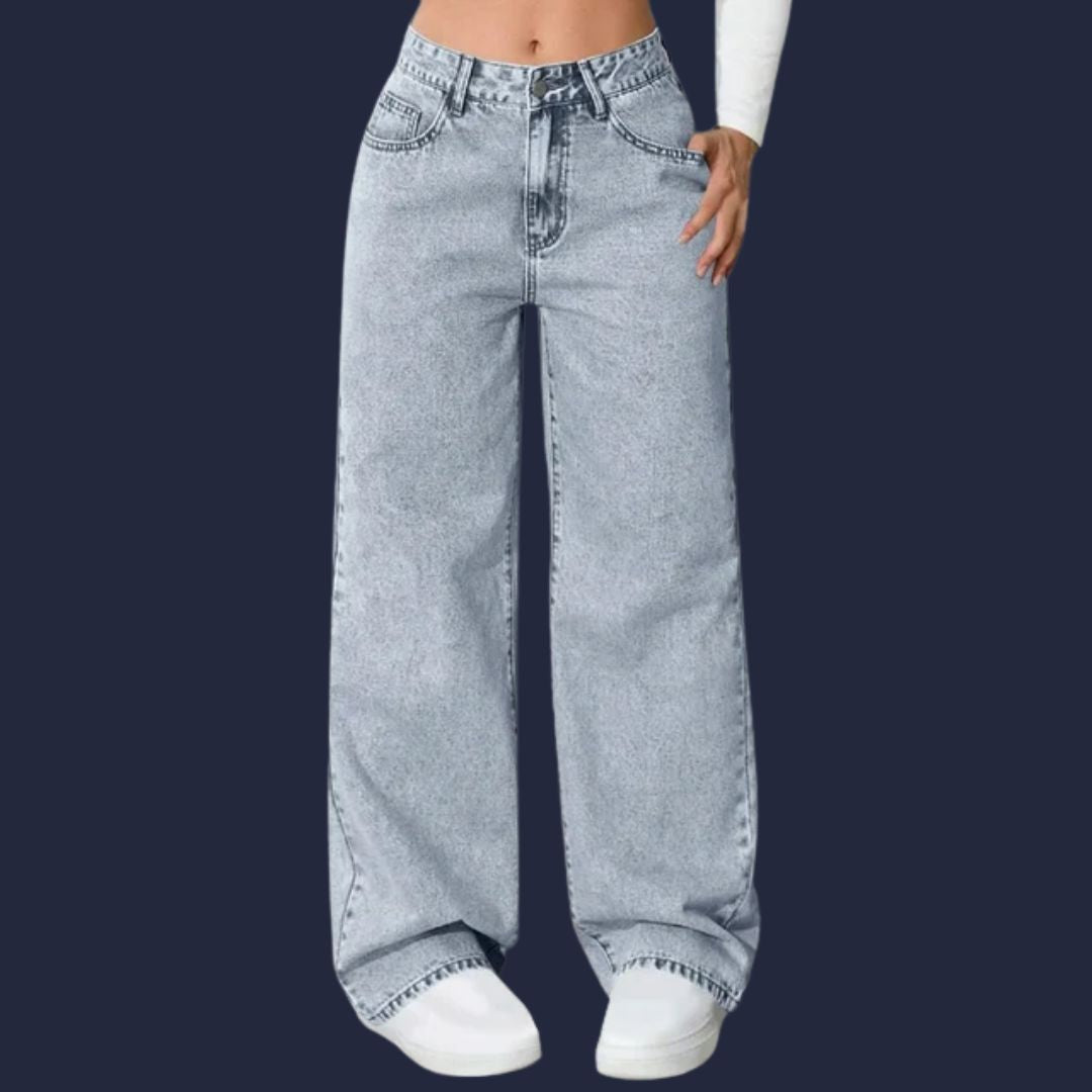 Saga – ett par stilrena jeans med vid passform