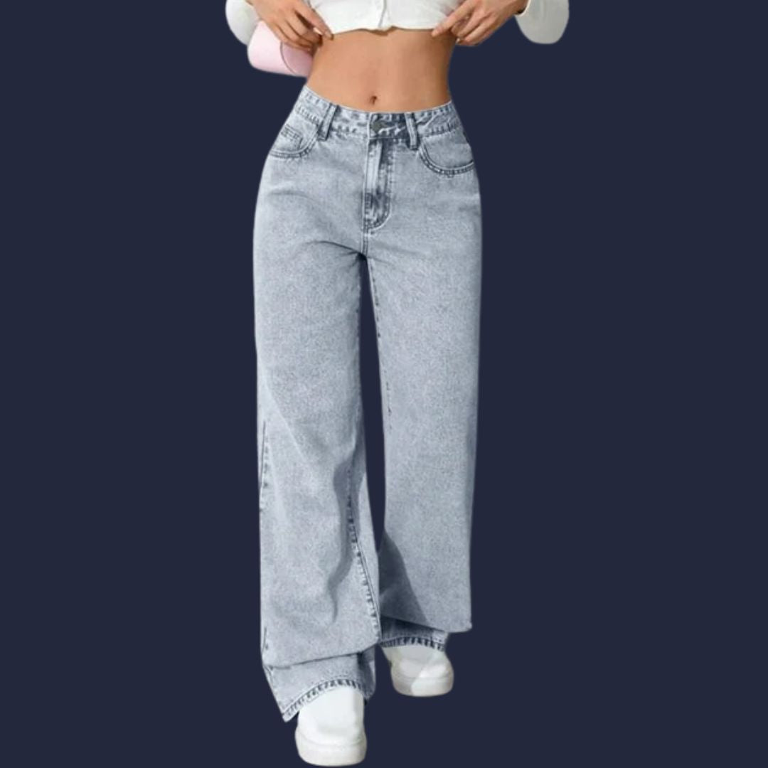 Saga – ett par stilrena jeans med vid passform