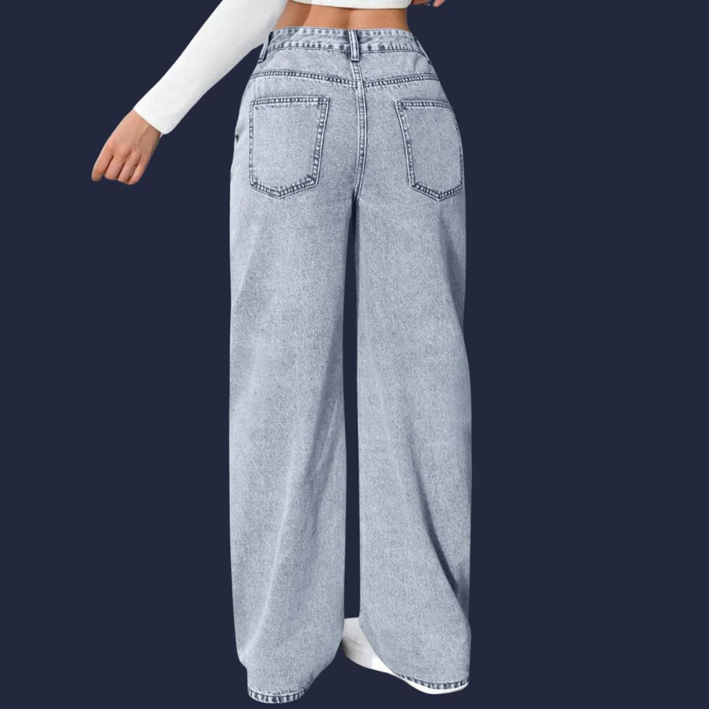 Saga – ett par stilrena jeans med vid passform