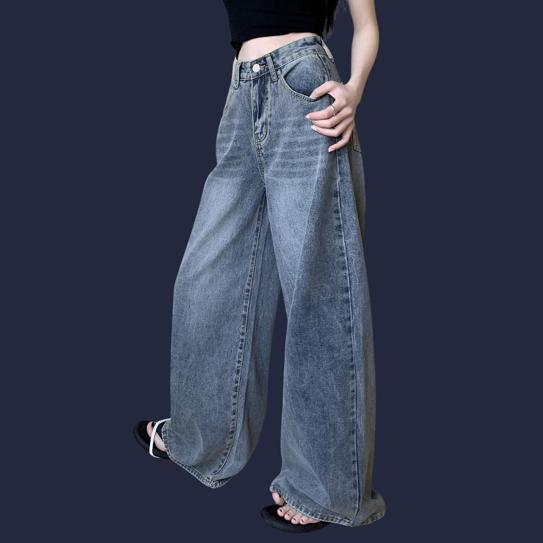 Elsa – tidlösa jeans med vida ben
