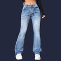 Ida – klassiska bootcut-jeans med modern passform