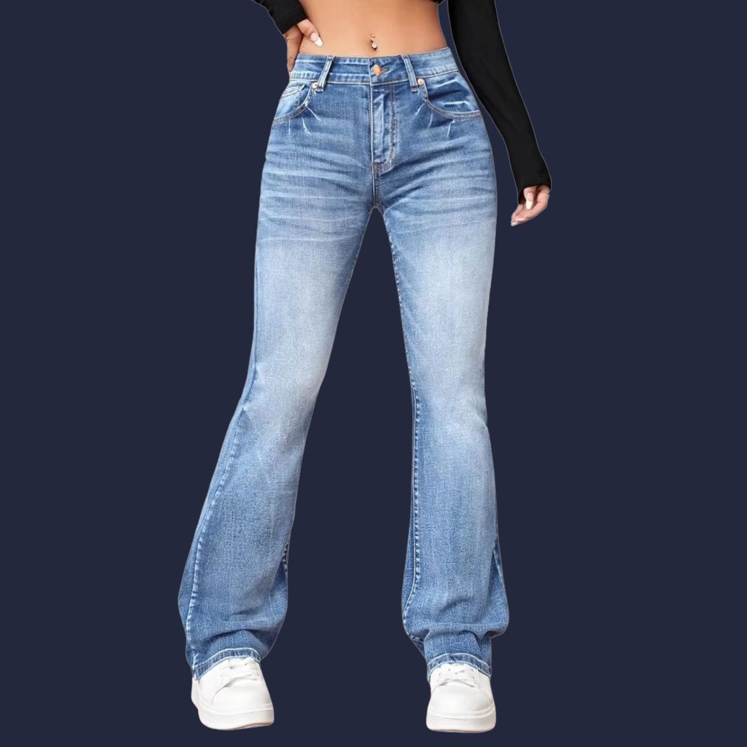 Ida – klassiska bootcut-jeans med modern passform